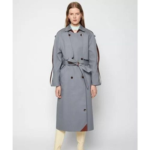 Stahlgrauer Trenchcoat - Größe 36 - Aeron - Modalova