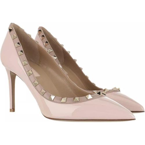 Pumps & High Heels - Rockstud Pumps Patent Leather Nero Poudre - Gr. 36 (EU) - in Gold - für Damen - Valentino Garavani - Modalova