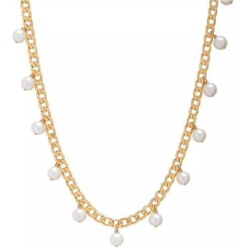 Halskette - Pearl Drop Bon Bon Necklace - Gr. unisize - in Weiß - für Damen - Rachel Jackson London - Modalova