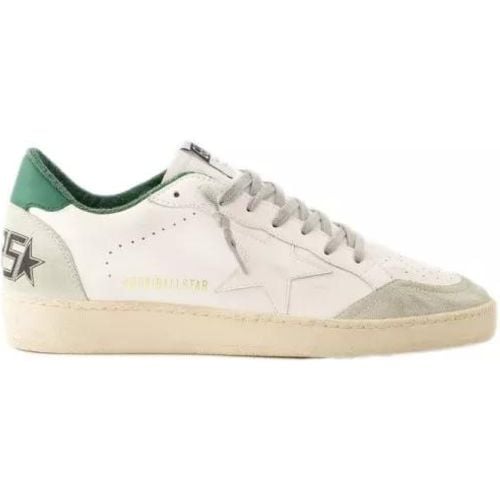 Sneaker - Ball Star Sneakers - Leather - White/Green - Gr. 40 (EU) - in - für Damen - Golden Goose - Modalova