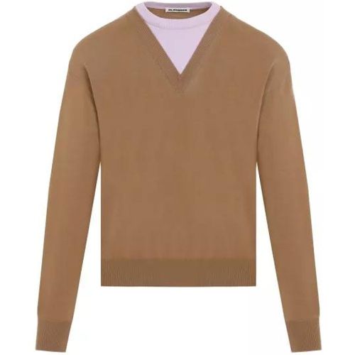 Brown Virgin Wool Pullover - Größe 50 - brown - Jil Sander - Modalova