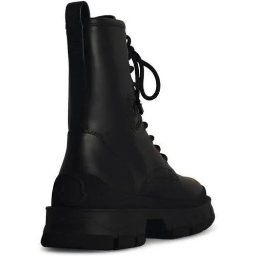 Boots & Stiefeletten - Hevea' Black Matte Leather Ankle Boots - Gr. 37 (EU) - in - für Damen - Moncler - Modalova