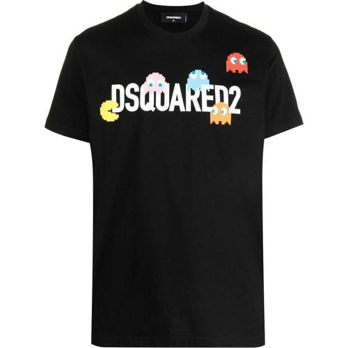 T shirt a logo imprime 24 - Größe M - Dsquared2 - Modalova