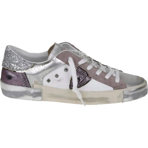 Low-Top Sneaker - Flat Shoes Bianca Argento Beige - Gr. 37 (EU) - in - für Damen - Philippe Model - Modalova