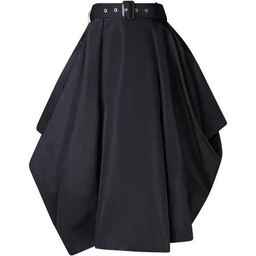 Black Drapep Skirt - Größe 40 - black - alexander mcqueen - Modalova