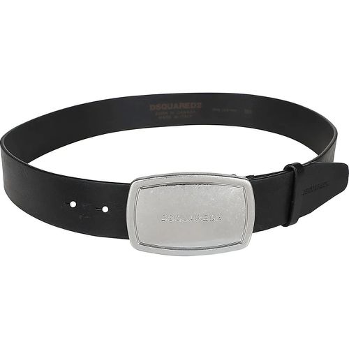 Gürtel - Logo Plaque Belt Black - Gr. 105 - in - für Damen - Dsquared2 - Modalova