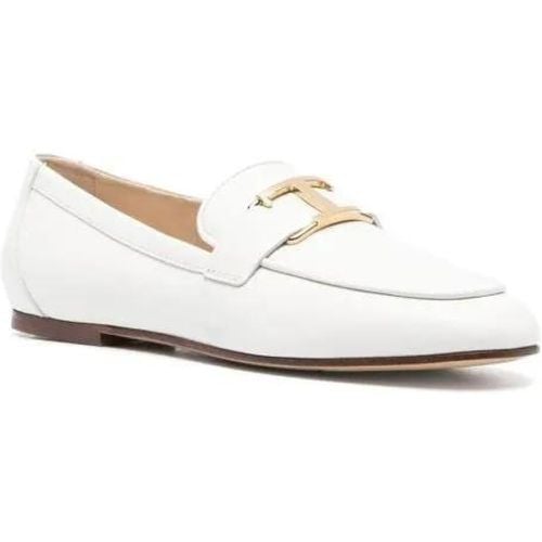 Loafer - T-Logo Leather Loafers - Gr. 40 (EU) - in - für Damen - TOD'S - Modalova