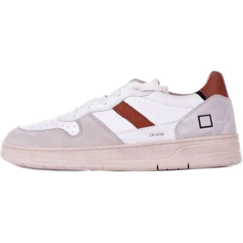 Low-Top Sneaker - Sneakers White Brown - Gr. 42 (EU) - in - für Damen - D.A.T.E - Modalova