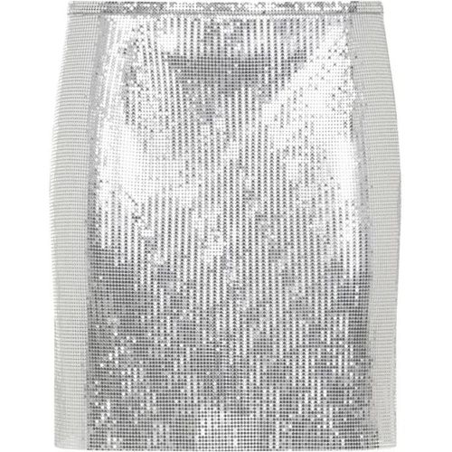 Silver Aluminum Mini Skirt - Größe 36 - Paco Rabanne - Modalova