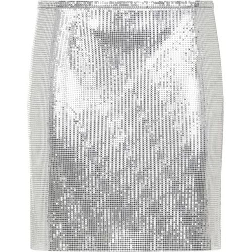 Silver Aluminum Mini Skirt - Größe 36 - silberfarben - Paco Rabanne - Modalova