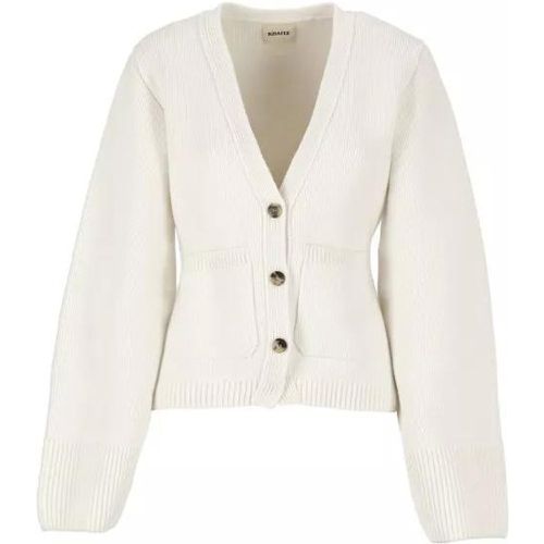 Ivory Cashmere Knitted Cardigan - Größe XS - Khaite - Modalova