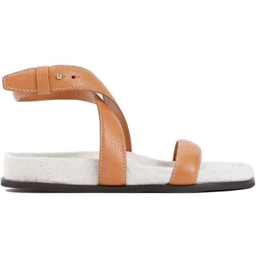 Sandalen & Sandaletten - Tan Brown Leather Chunky Sandal - Gr. 36 (EU) - in - für Damen - TOTEME - Modalova