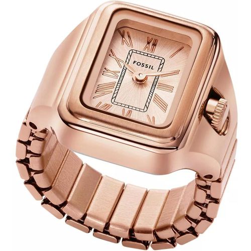 Uhr - Raquel Watch Ring Two-Hand Rose -Tone Stainles - Gr. unisize - in - für Damen - Fossil - Modalova