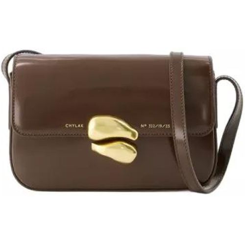 Shopper - Classic Flap Bag - Leather - Glossy Brown - Gr. unisize - in - für Damen - Chylak - Modalova