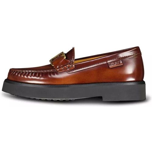 Low-Top Sneaker - Loafers aus glänzendem Leder - Gr. 36 (EU) - in - für Damen - TOD'S - Modalova