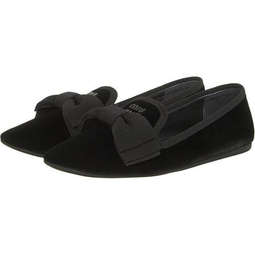 Loafer - Pantofole Velluto - Gr. 37 (EU) - in - für Damen - Miu Miu - Modalova