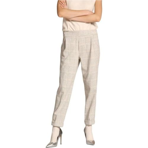 Pantalon Prince de Galle Ecru Gris �lastique Eas - Größe IT 46 - Mason's - Modalova