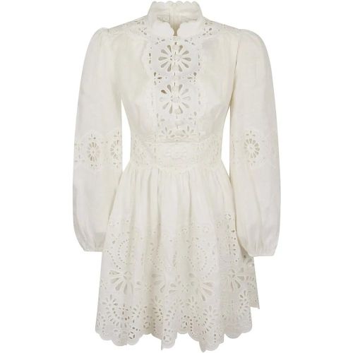 Ivory/White Acacia Broderie Mini Dress - Größe 1 - Zimmermann - Modalova