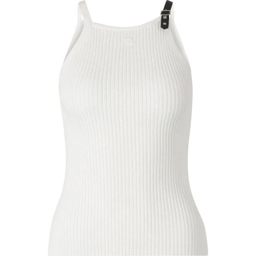 Ribbed Knit Top - Größe L - Courrèges - Modalova