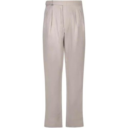 Linen And Silk Trousers - Größe 46 - Canali - Modalova