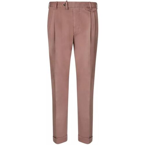 Cotton Trousers - Größe 48 - brown - Dell'oglio - Modalova