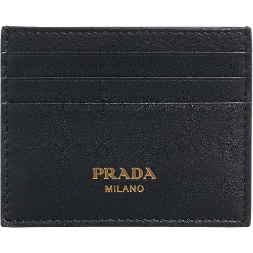 Portemonnaies - Soft Grain Leather Card Holder - Gr. unisize - in - für Damen - Prada - Modalova