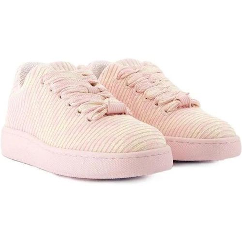 Sneakers - Lf Box Knit Sneakers - Synthetic - Pink - Gr. 35 (EU) - in Gold - für Damen - Burberry - Modalova