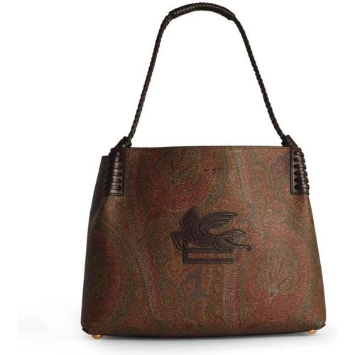 Crossbody Bags - Small 'Arnica' Brown Cotton Blend Bag - Gr. unisize - in - für Damen - ETRO - Modalova