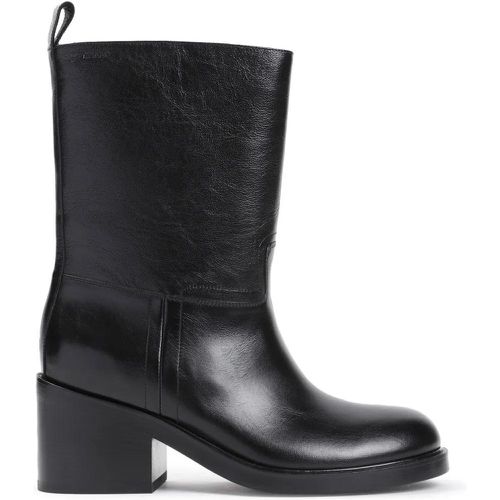 Stiefel - Black Calf Leather Bootie - Gr. 36 (EU) - in - für Damen - Bally - Modalova