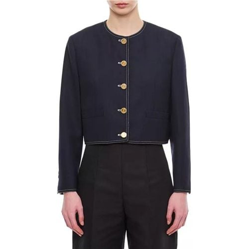 Box Pleated Cardigan Jacket - Größe 40 - black - Thom Browne - Modalova