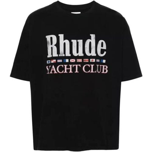 Flag Cotton T-Shirt - Größe S - Rhude - Modalova