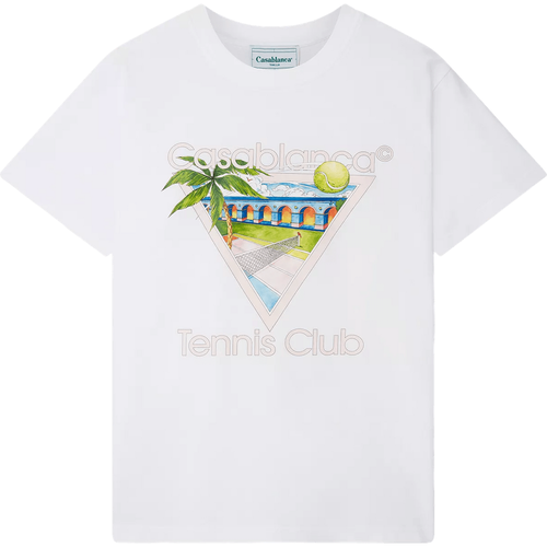 T-Shirt Tennis Club Icon - Größe M - black - Casablanca - Modalova