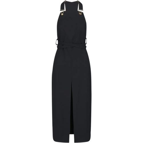 Black Virgin Wool Midi Overall Dress - Größe 40 - Patou - Modalova