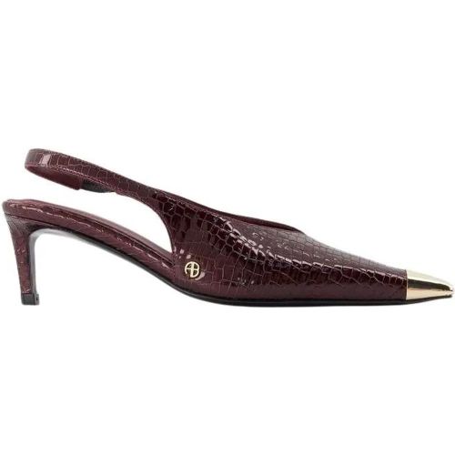 Hohe Schuhe - Nina Pumps - Calfskin - Burgundy - Gr. 36 (EU) - in - für Damen - Anine Bing - Modalova