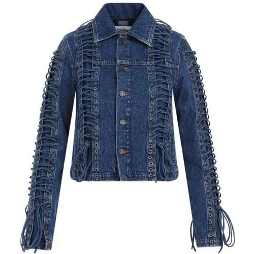 Corset Denim Jacket - Größe 36 - blue - Jean Paul Gaultier - Modalova