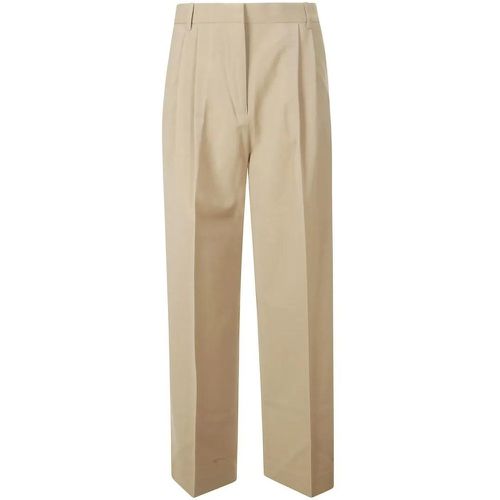 Elegant Brown Pleated Trousers - Größe 36 - Róhe - Modalova