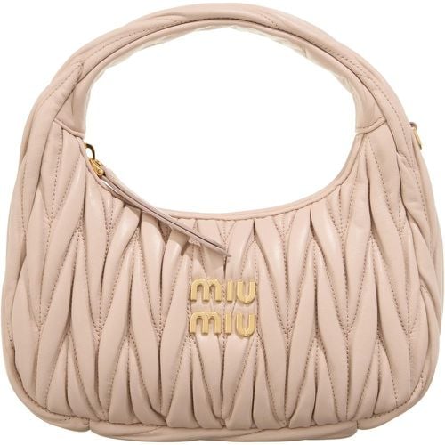 Hobo Bags - Wander Small With Shoulder Strap - Gr. unisize - in Gold - für Damen - Miu Miu - Modalova