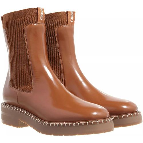 Boots & Stiefeletten - Noua Shiny Leather Ankle Boots - Gr. 36 (EU) - in - für Damen - Chloé - Modalova