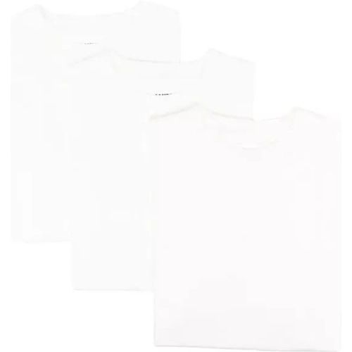White Logo T-Shirt (3 Set) - Größe L - white - Jil Sander - Modalova
