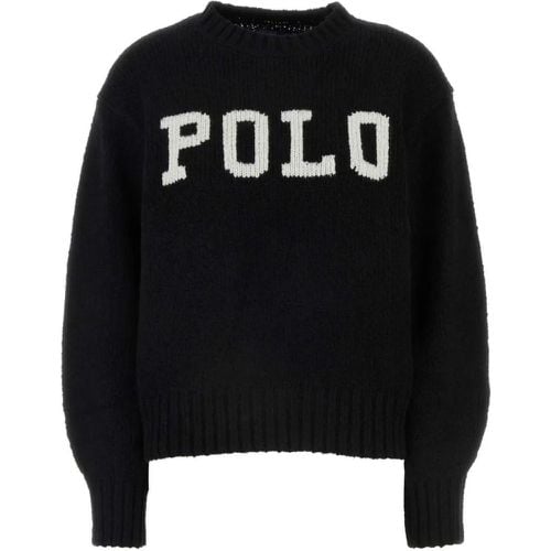 Black Knitted Wool Sweater - Größe XXS - Polo Ralph Lauren - Modalova