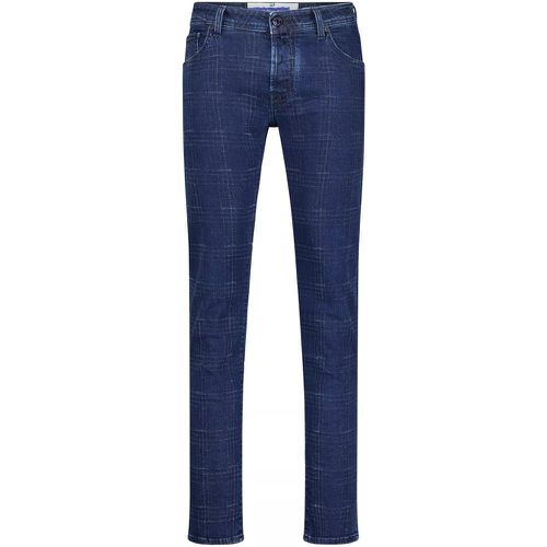 Slim-Fit Jeans Nick im Karo-Design 47701935882586 - Größe 35 - Jacob Cohen - Modalova