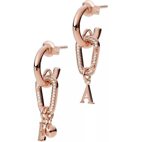 Ohrringe - Sterling Silver Hoop Earrings - Gr. unisize - in - für Damen - Emporio Armani - Modalova