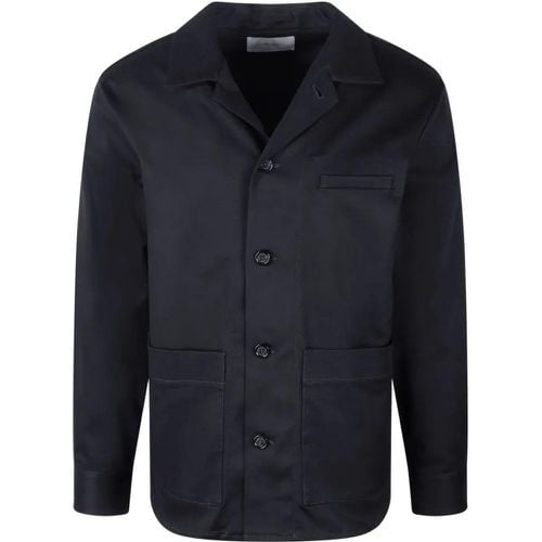 Single-Breasted Shirt Jacket - Größe 48 - Paolo Pecora - Modalova