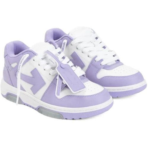 Sneakers - Lilac Leather Out Of Office Sneakers - Gr. 38 (EU) - in - für Damen - Off-White - Modalova