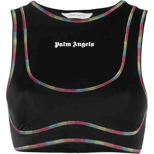 Rainbow Miami Logo Training Top - Größe M - Palm Angels - Modalova