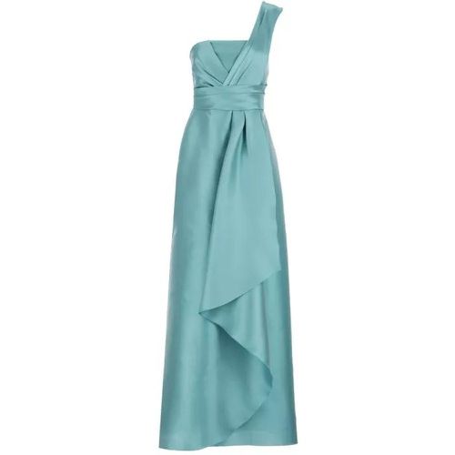 Dress With Drapping - Größe 40 - blue - alberta ferretti - Modalova