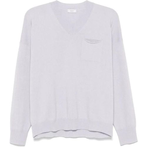 V-Neck Sweater - Größe 42 - PESERICO - Modalova