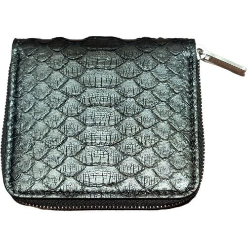 Rucksäcke - Porte monnaie cuir python noir Zipped wallet Rick - Gr. unisize - in - für Damen - Rick Owens - Modalova