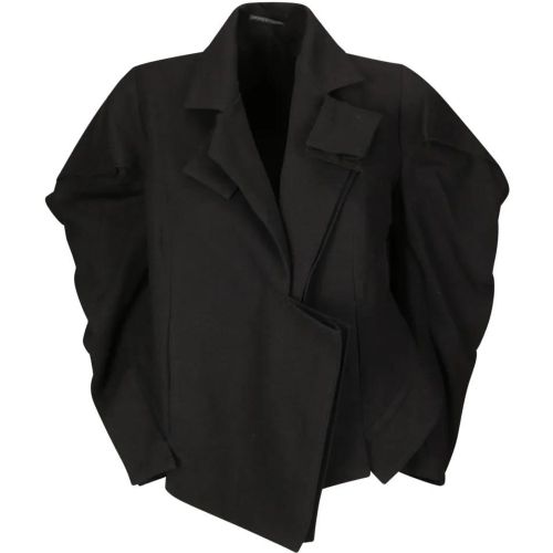 Jacket With Concealed Snap Button Fastening - Größe 2 - Yohji Yamamoto - Modalova