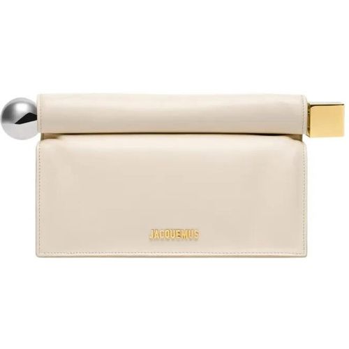 Clutches - La Pochette Rond Carre Leather Handbag - Gr. unisize - in - für Damen - Jacquemus - Modalova